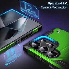 Military Grade Shockproof Phone Case & Kickstand for Samsung Galaxy S24 Ultra