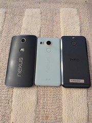 LOT OF 3 – Motorola Nexus/ LG nexus/ HTC 10- VARIOUS – Read.