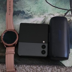 Samsung Flip 3, Galaxy Watch 3 and Bose Wireless Earbuds