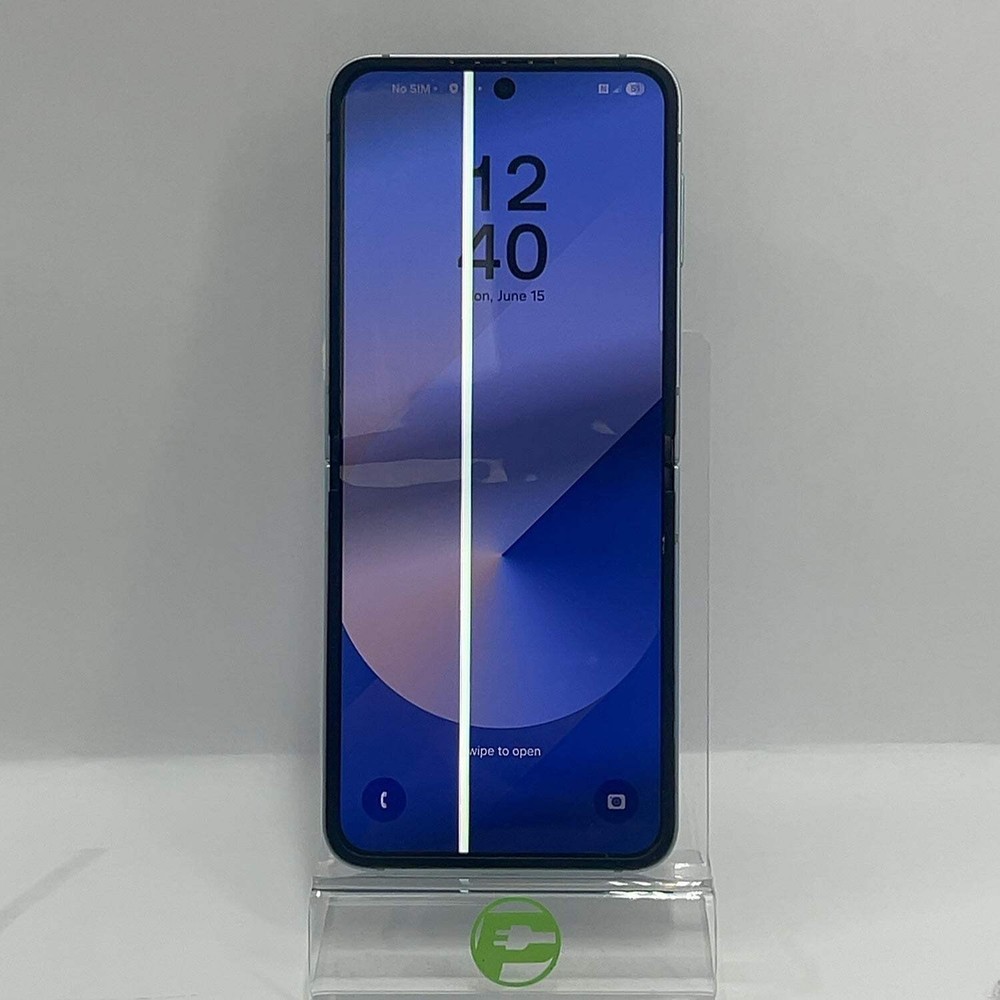 Broken Unlocked Samsung Galaxy Z Flip6 12GB RAM 256GB SM-F741U Bad LCD