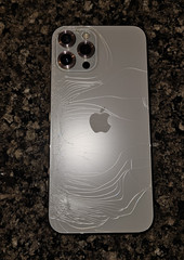 Apple iPhone 12 Pro Max 256GB Silver 12MP iOS Smartphone MGCM3LL/A