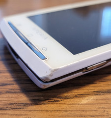 Sony Ericsson Xperia X10a – White ( AT&T ) Rare Android GSM Smartphone – READ