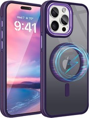 iPhone 15 ProMax Case Shockproof Anti-Fingerprint Slim Matte Purple 15FT Drop Pr