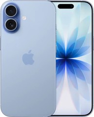 Apple iPhone 17 – eSIM A3258 – Unlocked – 256GB Mist Blue – *BAD CAMS/FACE ID*