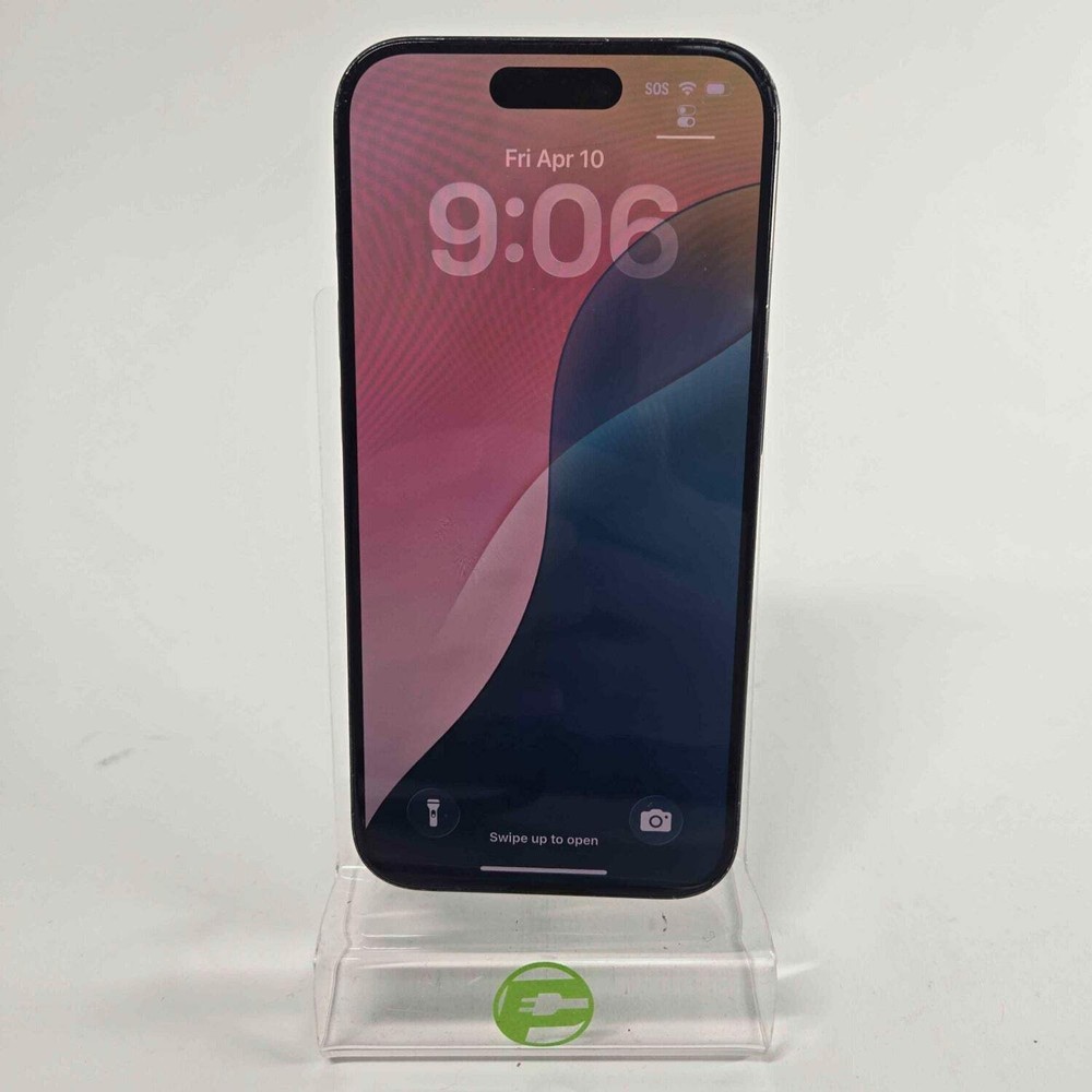 Unlocked Apple iPhone 15 Pro 1TB 26.4.1 Black Titanium MTU13LL/A READ