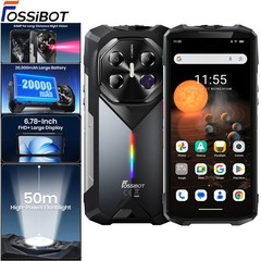 FOSSiBOT F113 5G Rugged Smartphone Android 15 20000mAh Night Vision Waterproof