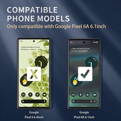 Crystal Clear Google Pixel 6a Case Soft Slim Fit Transparent Plastic TPU Cover