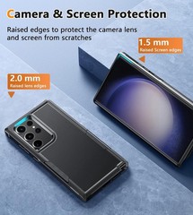 Military Grade Drop Proof Case & Belt-Clip Holster for Samsung Galaxy S23-Ultra