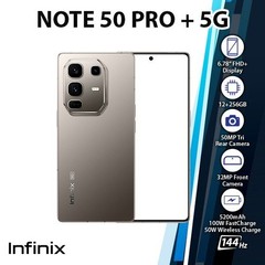 Infinix Note 50 Pro+ Plus 5G Android Cell Phone (GREY/12GB+256GB/Dual SIM)