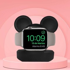 Cute Mouse Charger Stand for Apple Watch, Silicone Desk Stand Holder for iWatch