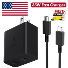 ⚡35W Type USB C Super Fast Wall Charger+ Cable For Samsung Galaxy S22 S23 S21 S9