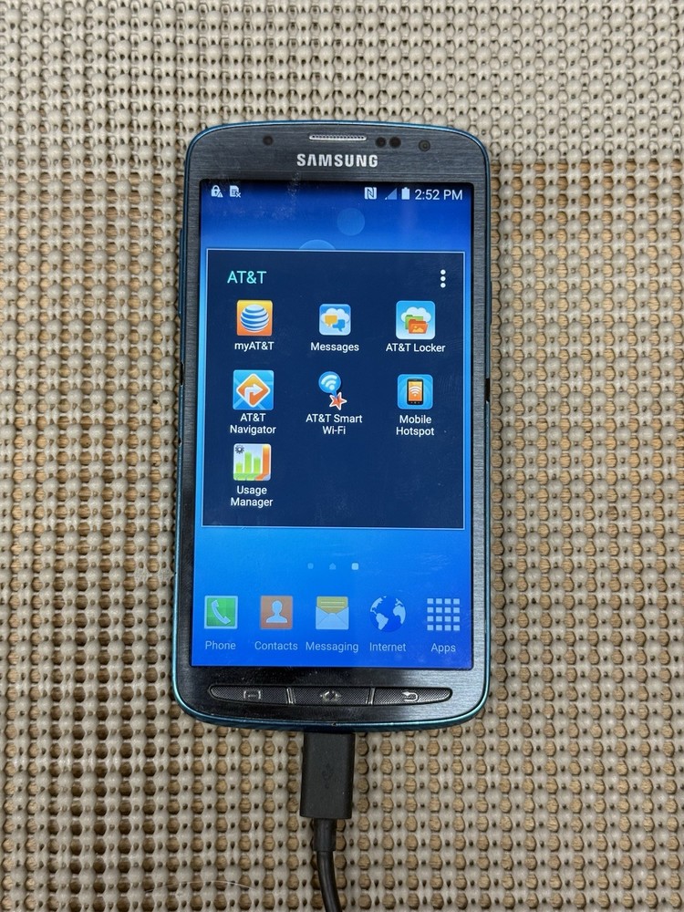 Samsung Galaxy S4 Active SGH-I537 Blue (ATT) 16GB AT&T Phone
