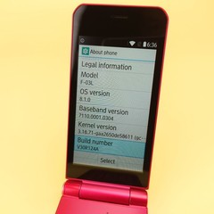 Fujitsu arrows Keitai F-03L Unlocked Android Flip Feature Phone Red Tested