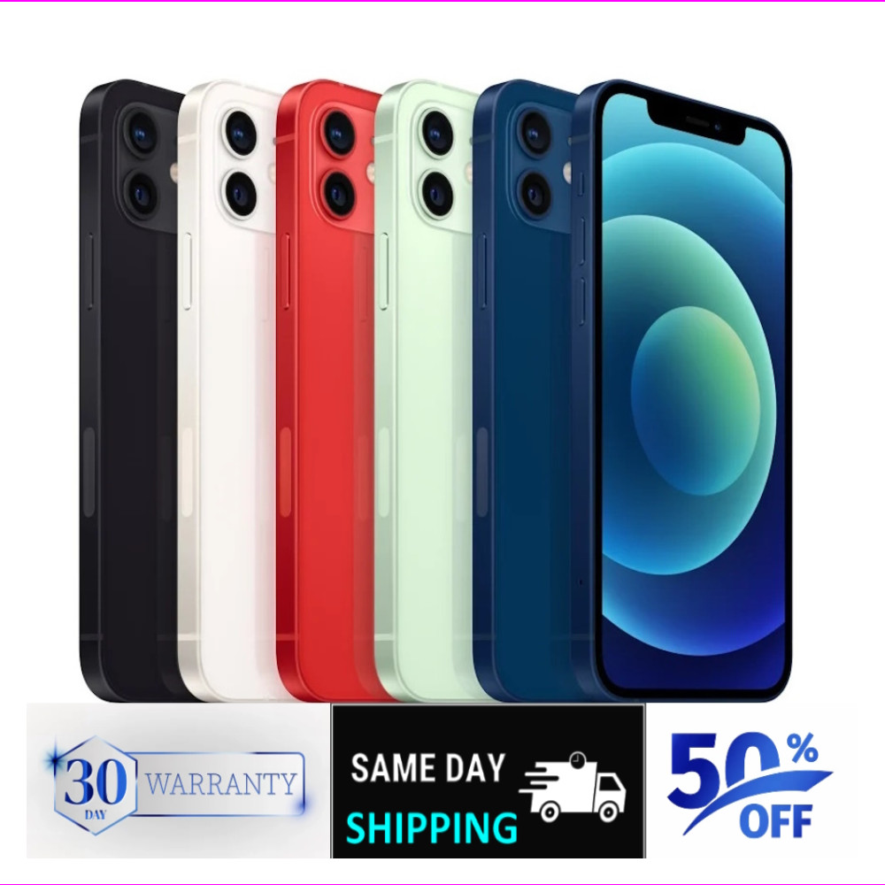 Apple iPhone 12 64GB 5G Unlocked – Verizon/T-Mobile – 5G All Colors
