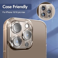 3PCS Rear Back Camera Lens Protector Tempered Glass for iPhone 16 Pro Max