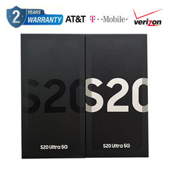 NEW-Sealed Samsung Galaxy S20 Ultra 5G G988U1 128GB Fully Unlocked Verizon AT&T