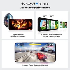 Samsung Galaxy S24 FE 5G (Mint, 128 GB) (8 GB RAM) Smartphone Factory Unlocked