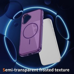 iPhone 17 Case 6.3″ Shockproof Protective Phone Cover Compatible with Mag Safe