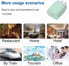 25W USB-C Fast Charger Adapter for iPhone 17, Samsung Galaxy S25/S24