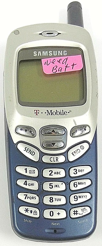 Samsung SGH-R225 / R225M – Blue and Silver ( T-Mobile ) Cellular Phone