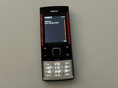 Original Nokia X3 – 46 MB – Red on Black (Unlocked) Vintage phone