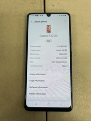 Verizon Samsung Galaxy A42 5G 4GB RAM 128GB SM-A426U Black