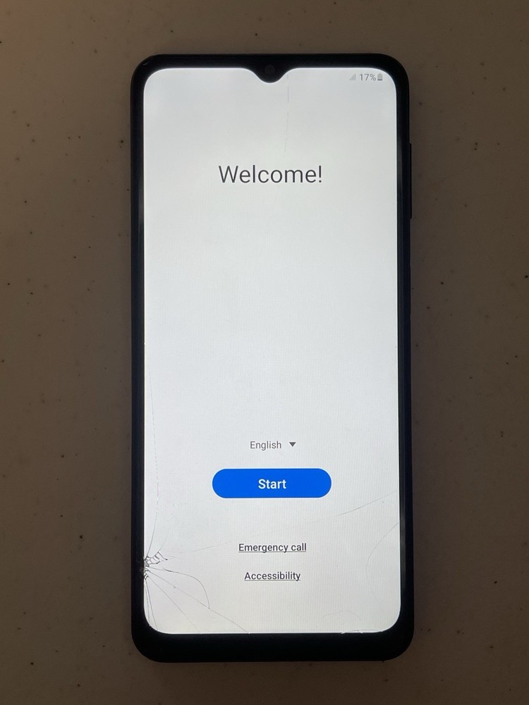 Samsung Galaxy A32 Unlocked AS IS Cracked Screen & Unable To Remove Knox Guard