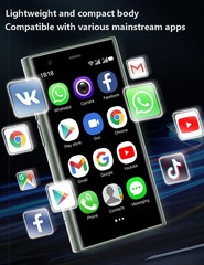 Mini Smartphone, 3.0 Inch Unlocked Android Small Mini Cell Quad Core 2G+16G 5…