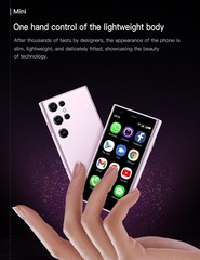 Mini Smartphone, 3.0 Inch Unlocked Android Small Mini Cell Quad Core 2G+16G 5…
