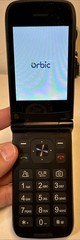 Orbic Journey V Flip Phone RC2200L Tracfone w/Charger Manual SIM Card