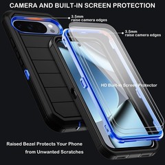 Google Pixel 10 Pro XL Case with Belt Clip Holster, Heavy Duty Shockproof Protec