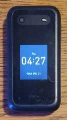 Nokia 2760 Flip / N139DL – Black ( TracFone ) 4G VoLTE Flip Phone – Bundled