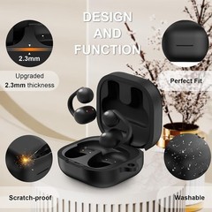 Sony LinkBuds Clip WF-LC900 Case Cover, Soft Silicone Shockproof Protective Skin