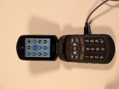 Kyocera Rugged Flip Cell Phone DuraXE E4710 AT&T Powers On