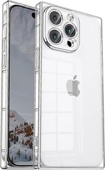 Case Compatible with iPhone 15 Pro Max Clear Case, Slim Silicone Shockproof Cove