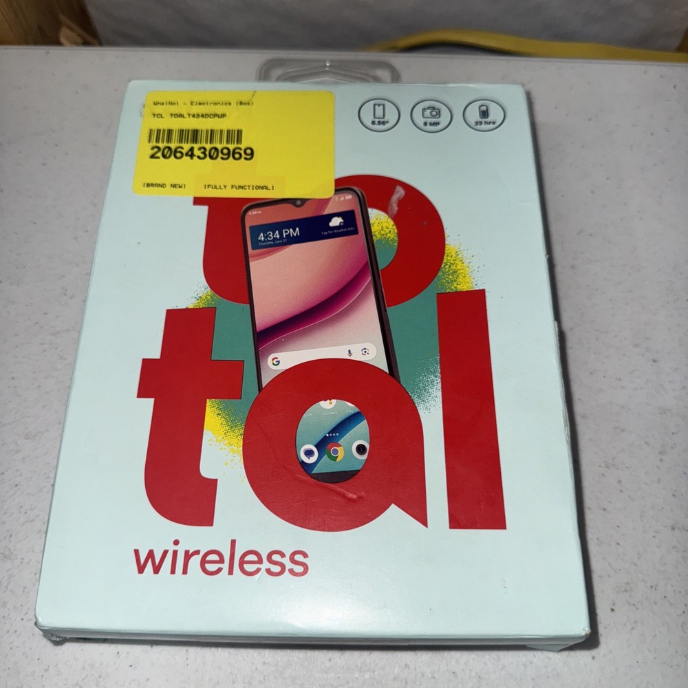 TCL STALT434DCP K24 6.56” 5G 4GB RAM 32GB Storage 2.2 GHz Processor Speed