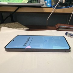 Samsung Smartphone Gray Bar Style Triple Rear Camera 50MP Welcome Setup Screen