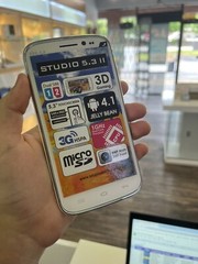 BLU STUDIO 5.3 II D551A – WHITE – Battery not included