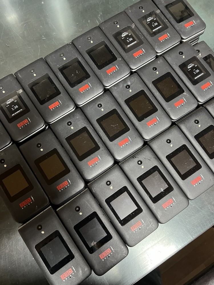 Lot Of 20 Atel R3Di 4G-LTE Basic Flip-Phone UNLOCKED T-Mobile Metro Qlink