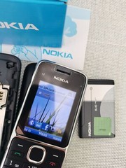 Nokia C Series C2-01 Black Gold Unlocked Hebrew English Keyboard Bar Phone