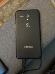 GreatCall / Lively Jitterbug Smart Android Cell Phone – Silver/Black – Wiped/Res