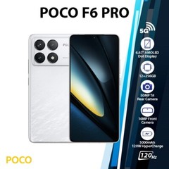 Xiaomi POCO F6 Pro 5G Android Cell Phone (White/12GB+256GB/Dual SIM/Unlocked)