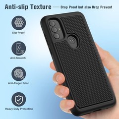 Motorola Moto G Power 2021 Case with Screen Protector,Military Protection Bumper