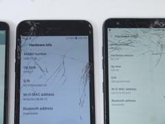 Lot of 4 Working Cracked LG Smartphones – Rebel 4 / Journey / G3 / K20 Plus