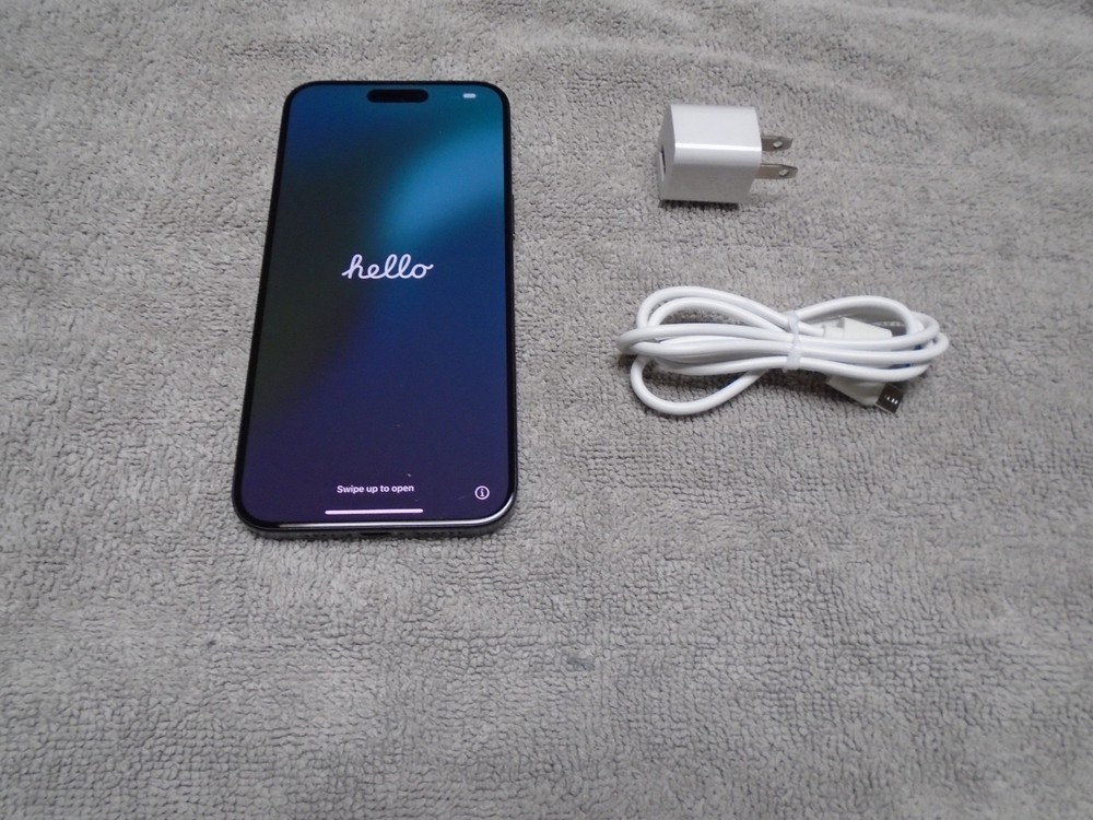 Apple iPhone 15 Pro Max, 256gb, Blue Titanium, Carrier Unlocked, Excellent!!