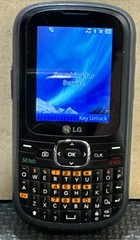 LG AN200 Saber Vintage Gray QWERTY Keyboard Phone for Collectors