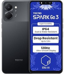 New Tecno Spark GO 3 Factory unlocked 64GB 6.74 Display Global Version 4G LTE BK
