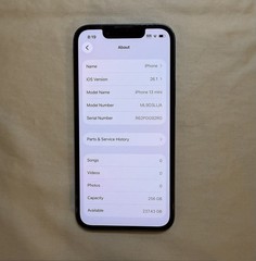 Apple iPhone 13 Mini A2481 Fully Unlocked 256GB Midnight
