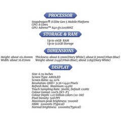 Realme GT 8 Pro 5G Android Cell Phone (16GB+512GB/WHITE/Dual SIM/Global Ver.)