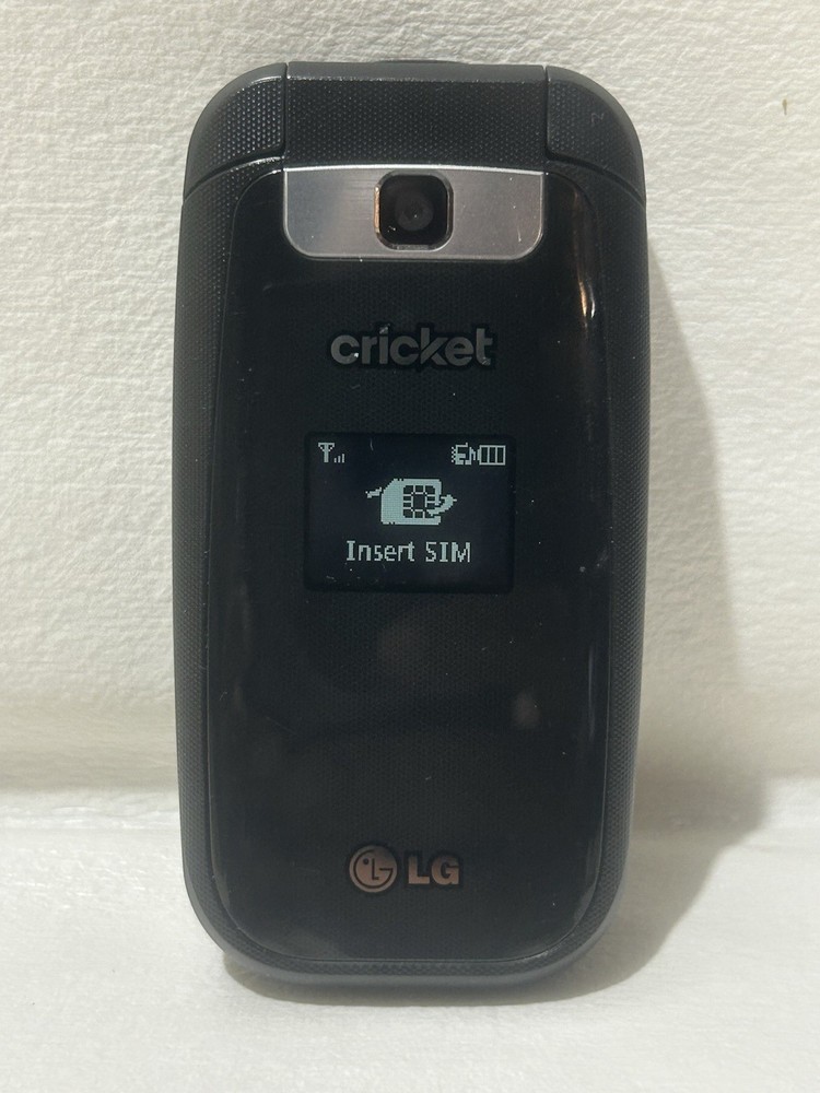 LG True B460, Cricket Wireless – Flip Phone – Tested & Working Black